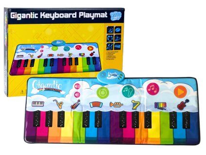 Taneční Vzdělávací podložka Duhové Piánko 10 Melodií