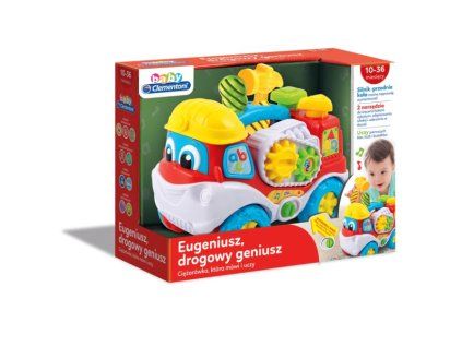 Interaktivní náklaďák Evžen Clementoni 50110 šroubovák kladívko polský jazyk