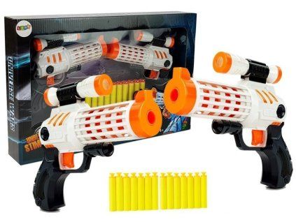 Sada dětských pistolí na šipky