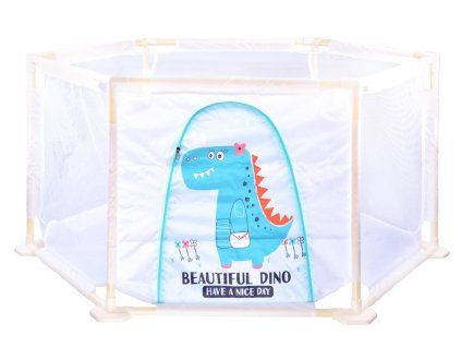 Dětská ohrádka suchý bazének 35 míčků DINO