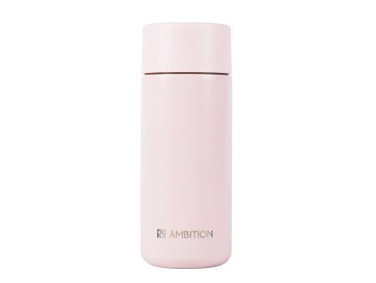 Růžový nerezový termohrnek Calido 400 ml AMBITION