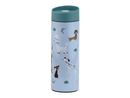 Modrý termohrnek Pets Pejsci 400 ml AMBITION