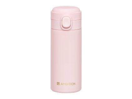 Růžový nerezový termohrnek Alice 320 ml AMBITION