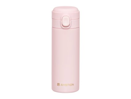 Růžový nerezový termohrnek Alice 350 ml AMBITION