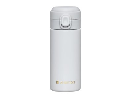 Šedý nerezový termohrnek Alice 320 ml AMBITION