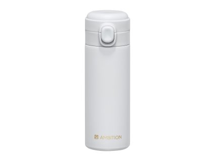 Šedý nerezový termohrnek Alice 350 ml AMBITION