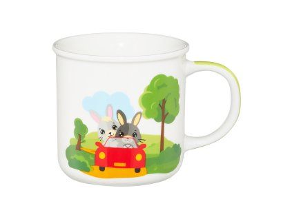Porcelánový hrnek Betty a Bunny Auto 240 ml AMBITION JUNIOR