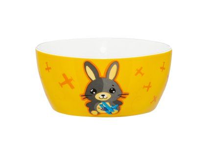 Porcelánová miska Betty a Bunny Letadlo 400 ml AMBITION JUNIOR