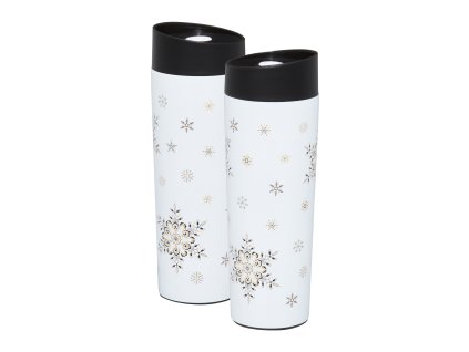 Termohrnek Art Deco Stars Vločka Style 340 ml AMBITION