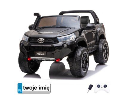 Elektrické autíčko Toyota Hilux pro 2 osoby černé