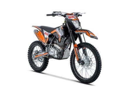 Benzínová motorka TITAN 300 ccm Oranžová