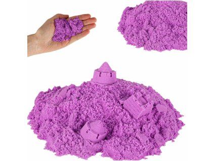 Senzorický písek pro děti 1 kg fialový