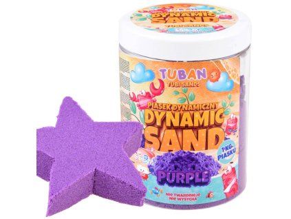 Kinetický písek Tuban 1 kg fialový