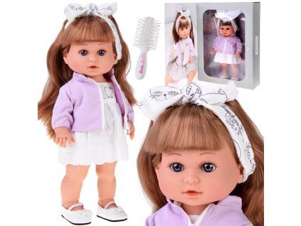 Panenka Jasmínka s dlouhými vlásky 38 cm