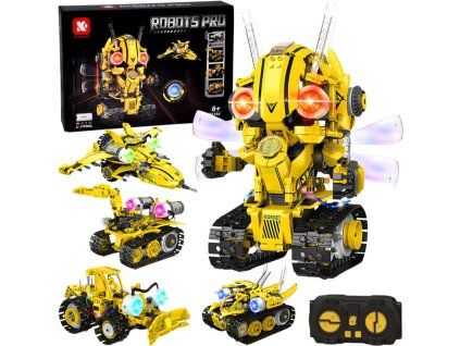 RC Technická stavebnice 5v1 Robots Pro 673 dílků