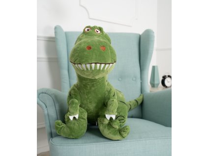 Plyšový dinosaurus Dino 70 cm šedý