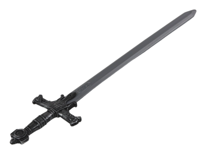 Meč bojovníka Zdobená rukojeť Zvuky 80 cm