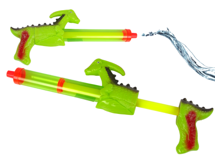 Vodní pistole Dinosaurus 40 cm Zelená