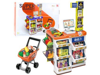 Herní Set Supermarket Pokladna Vozík