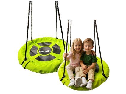 Zahradní Houpačka Čapí Hnízdo Pro Děti 60 cm Zelená