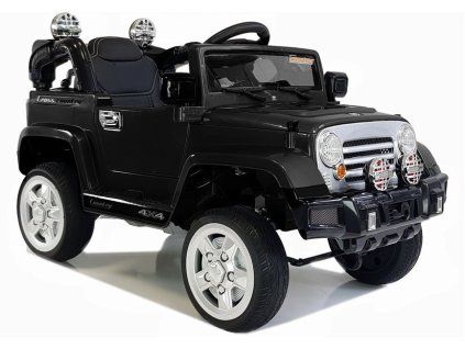 Elektrické autíčko Jeep JJ245 LED světla dálkové ovládání černé