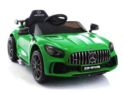 Elektrické autíčko Mercedes GT R LED světla MP3 zelené