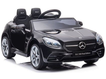Elektrické autíčko Mercedes SLC 300 LED světla Dálkové ovládání Černé