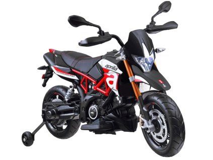 Elektrická motorka APRILIA černo-červené
