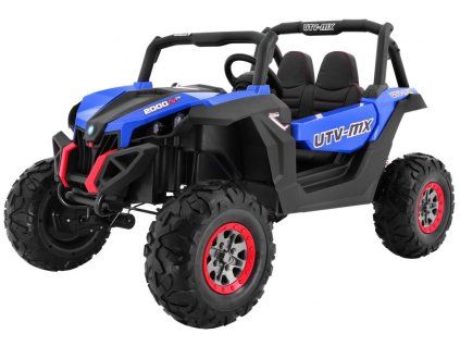 Elektrická bugina SuperStar + Pohon 4x4 + MP4 přehrávač modrá