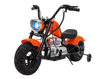 Elektrická motorka Chopper Warrior Oranžová