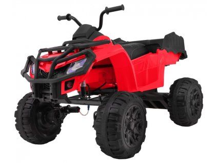 Elektrická čtyřkolka pro děti XL ATV Červená Pohon 4x4 EVA kola