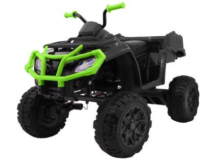Elektrická čtyřkolka Quad XL ATV 2,4 GHz + Pohon 4x4 + Dálkové ovládání Černo-zelená
