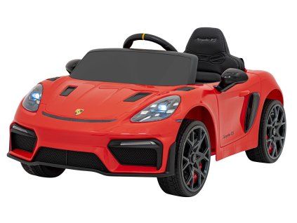 Elektrické autíčko Porsche Spyder RS 718 Červené