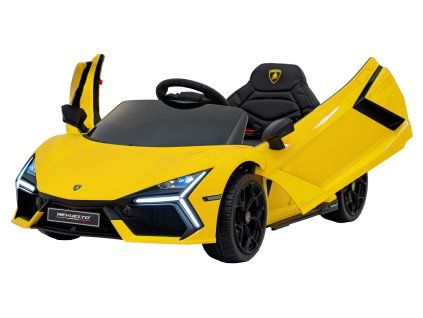 Elektrické autíčko Lamborghini Revuelto Žluté