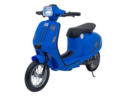 Elektrický skútr Retro 23 Modrý