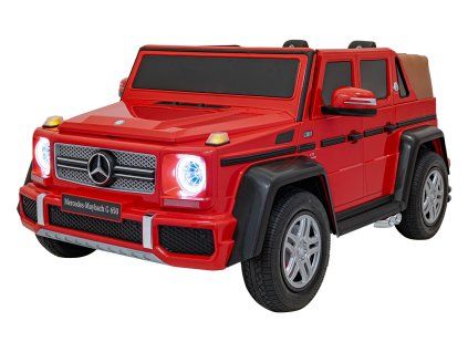 Elektrické autíčko Mercedes Benz MAYBACH G650 Červené