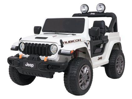Dětské auto Jeep Wrangler Rubicon Zvýšené Bílé