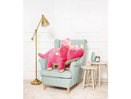 Plyšový dinosaurus Alex 120 cm růžový