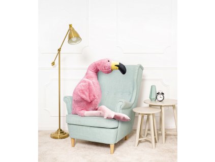Plyšový pták Flaming Pinki 150 cm tmavě růžová
