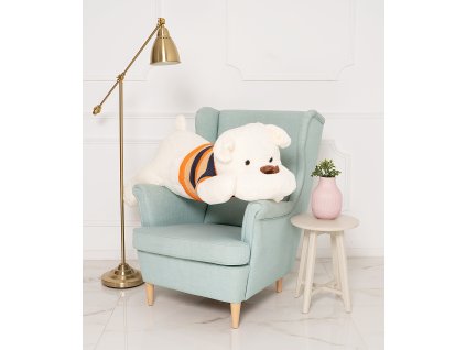 Plyšový pes Dexter 100 cm bílý