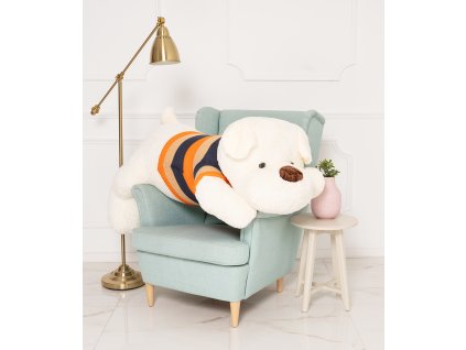 Plyšový pes Dexter 150 cm bílý
