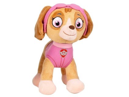 Plyšová figurka Tlapková patrola Sky Nickelodeon 19 cm vícebarevná