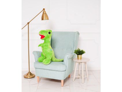 Plyšový dinosaurus EDI 90 cm zelený