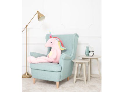Plyšový jednorožec Felix 120 cm růžový