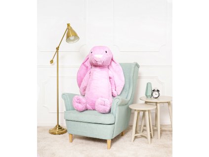 Plyšový králík Figo 120 cm tmavě růžový