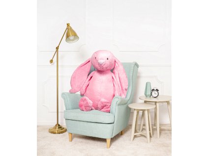 Plyšový králík Figo 100 cm růžový