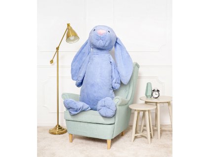 Modrý plyšový králík Figo 160 cm
