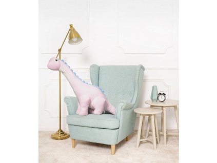 Plyšový dinosaurus Tobi 110 cm růžový