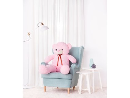 Růžový plyšový medvěd VALOR 130 cm