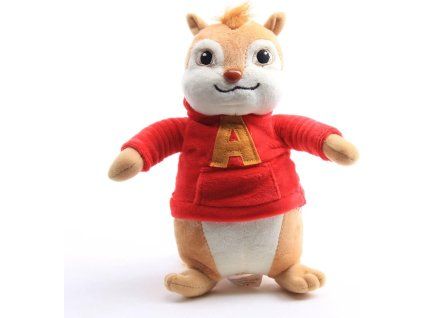 Plyšová postavička Alvin a Chipmunkové Alvin 20 cm vícebarevná